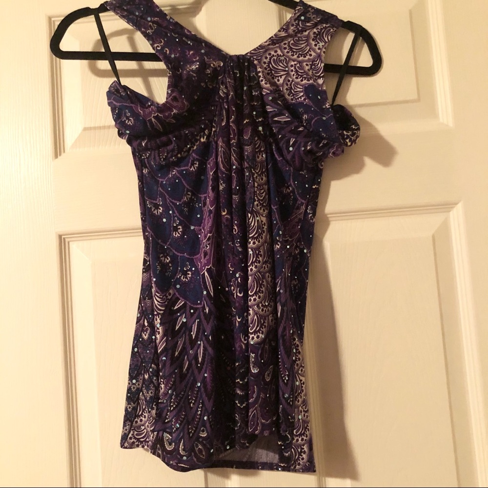 Multi-print Halter Top